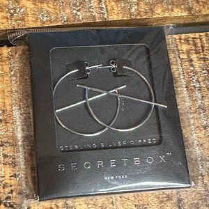 The Sterling Silver Dipped Unique Hoops